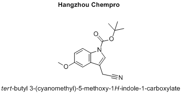 tert-butyl 3-(cyanomethyl)-5-methoxy-1H-indole-1-carboxylate