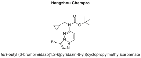 tert-butyl (3-bromoimidazo[1,2-b]pyridazin-6-yl)(cyclopropylmethyl)carbamate