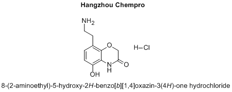 8-(2-aminoethyl)-5-hydroxy-2H-benzo[b][1,4]oxazin-3(4H)-one hydrochloride