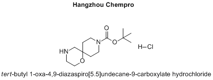 tert-butyl 1-oxa-4,9-diazaspiro[5.5]undecane-9-carboxylate hydrochloride