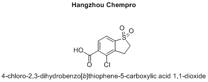 4-chloro-2,3-dihydrobenzo[b]thiophene-5-carboxylic acid 1,1-dioxide