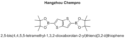 2,5-bis(4,4,5,5-tetramethyl-1,3,2-dioxaborolan-2-yl)thieno[3,2-b]thiophene