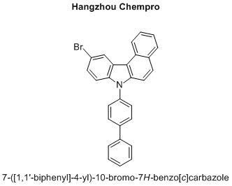 7-([1,1'-biphenyl]-4-yl)-10-bromo-7H-benzo[c]carbazole