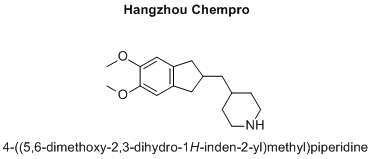 4-((5,6-dimethoxy-2,3-dihydro-1H-inden-2-yl)methyl)piperidine