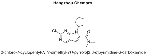 2-chloro-7-cyclopentyl-N,N-dimethyl-7H-pyrrolo[2,3-d]pyrimidine-6-carboxamide