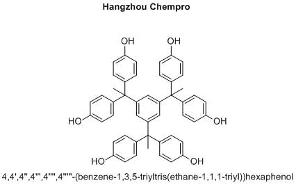 4,4',4'',4''',4'''',4'''''-(benzene-1,3,5-triyltris(ethane-1,1,1-triyl))hexaphenol