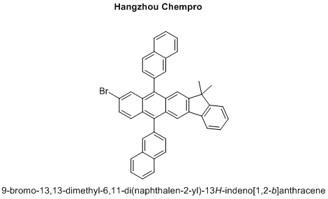 9-bromo-13,13-dimethyl-6,11-di(naphthalen-2-yl)-13H-indeno[1,2-b]anthracene