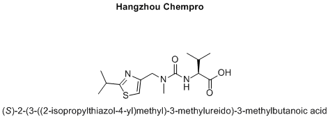 (S)-2-(3-((2-isopropylthiazol-4-yl)methyl)-3-methylureido)-3-methylbutanoic acid