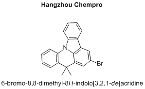 6-bromo-8,8-dimethyl-8H-indolo[3,2,1-de]acridine