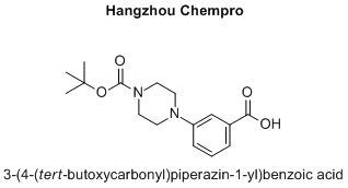 3-(4-(tert-butoxycarbonyl)piperazin-1-yl)benzoic acid