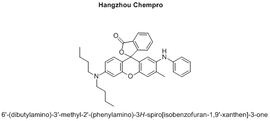 6'-(dibutylamino)-3'-methyl-2'-(phenylamino)-3H-spiro[isobenzofuran-1,9'-xanthen]-3-one