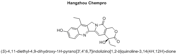 (S)-4,11-diethyl-4,9-dihydroxy-1H-pyrano[3',4':6,7]indolizino[1,2-b]quinoline-3,14(4H,12H)-dione