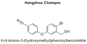 4-(4-bromo-3-(hydroxymethyl)phenoxy)benzonitrile