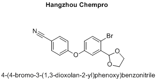 4-(4-bromo-3-(1,3-dioxolan-2-yl)phenoxy)benzonitrile