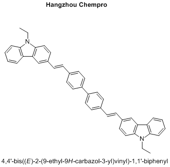 4,4'-bis((E)-2-(9-ethyl-9H-carbazol-3-yl)vinyl)-1,1'-biphenyl