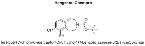 tert-butyl 7-chloro-6-mercapto-4,5-dihydro-1H-benzo[d]azepine-3(2H)-carboxylate