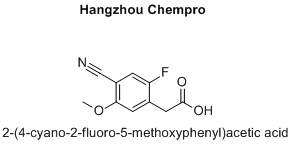 2-(4-cyano-2-fluoro-5-methoxyphenyl)acetic acid