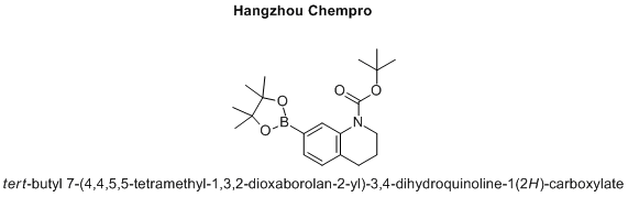 tert-butyl 7-(4,4,5,5-tetramethyl-1,3,2-dioxaborolan-2-yl)-3,4-dihydroquinoline-1(2H)-carboxylate