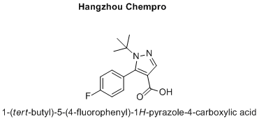 1-(tert-butyl)-5-(4-fluorophenyl)-1H-pyrazole-4-carboxylic acid