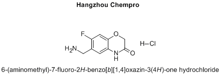 6-(aminomethyl)-7-fluoro-2H-benzo[b][1,4]oxazin-3(4H)-one hydrochloride