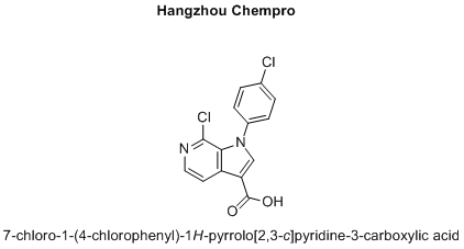 7-chloro-1-(4-chlorophenyl)-1H-pyrrolo[2,3-c]pyridine-3-carboxylic acid