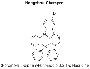 3-bromo-8,8-diphenyl-8H-indolo[3,2,1-de]acridine