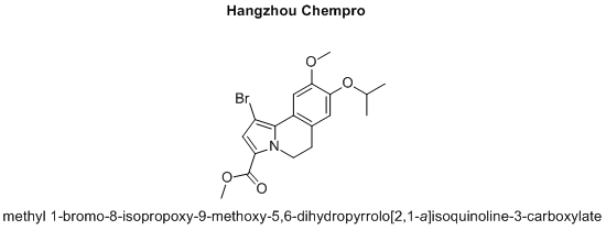 methyl 1-bromo-8-isopropoxy-9-methoxy-5,6-dihydropyrrolo[2,1-a]isoquinoline-3-carboxylate