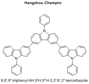 9,9',9''-triphenyl-9H,9'H,9''H-3,3':6',3''-tercarbazole