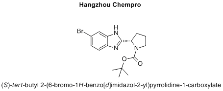 (S)-tert-butyl 2-(6-bromo-1H-benzo[d]imidazol-2-yl)pyrrolidine-1-carboxylate