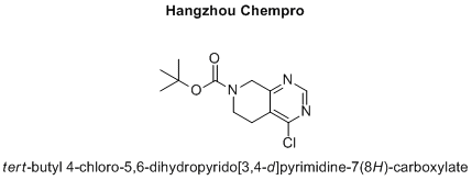 tert-butyl 4-chloro-5,6-dihydropyrido[3,4-d]pyrimidine-7(8H)-carboxylate