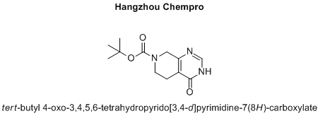 tert-butyl 4-oxo-3,4,5,6-tetrahydropyrido[3,4-d]pyrimidine-7(8H)-carboxylate