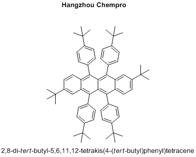 2,8-di-tert-butyl-5,6,11,12-tetrakis(4-(tert-butyl)phenyl)tetracene