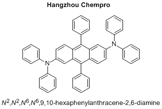 N2,N2,N6,N6,9,10-hexaphenylanthracene-2,6-diamine