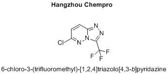 6-chloro-3-(trifluoromethyl)-[1,2,4]triazolo[4,3-b]pyridazine