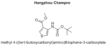 methyl 4-((tert-butoxycarbonyl)amino)thiophene-3-carboxylate