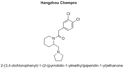 2-(3,4-dichlorophenyl)-1-(2-(pyrrolidin-1-ylmethyl)piperidin-1-yl)ethanone