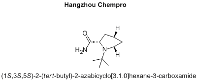 (1S,3S,5S)-2-(tert-butyl)-2-azabicyclo[3.1.0]hexane-3-carboxamide