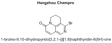 1-bromo-9,10-dihydropyrido[3,2,1-ij][1,6]naphthyridin-6(8H)-one