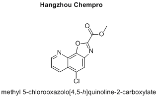 methyl 5-chlorooxazolo[4,5-h]quinoline-2-carboxylate