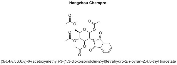 (3R,4R,5S,6R)-6-(acetoxymethyl)-3-(1,3-dioxoisoindolin-2-yl)tetrahydro-2H-pyran-2,4,5-triyl triacetate