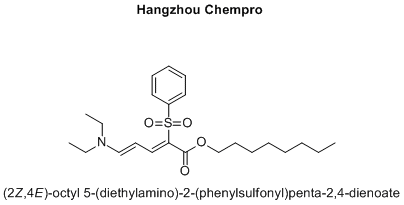 (2Z,4E)-octyl 5-(diethylamino)-2-(phenylsulfonyl)penta-2,4-dienoate