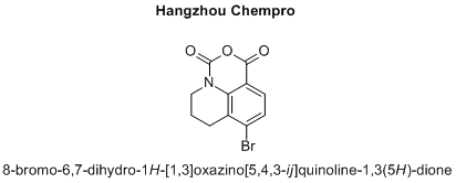 8-bromo-6,7-dihydro-1H-[1,3]oxazino[5,4,3-ij]quinoline-1,3(5H)-dione