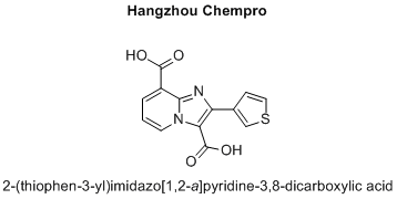 2-(thiophen-3-yl)imidazo[1,2-a]pyridine-3,8-dicarboxylic acid