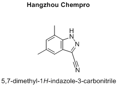 5,7-dimethyl-1H-indazole-3-carbonitrile