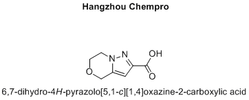 6,7-dihydro-4H-pyrazolo[5,1-c][1,4]oxazine-2-carboxylic acid