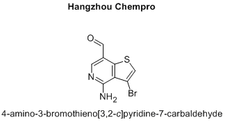 4-amino-3-bromothieno[3,2-c]pyridine-7-carbaldehyde