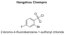 2-bromo-4-fluorobenzene-1-sulfonyl chloride