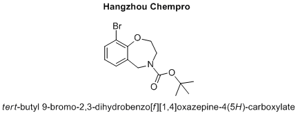 tert-butyl 9-bromo-2,3-dihydrobenzo[f][1,4]oxazepine-4(5H)-carboxylate