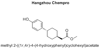 methyl 2-((1r,4r)-4-(4-hydroxyphenyl)cyclohexyl)acetate