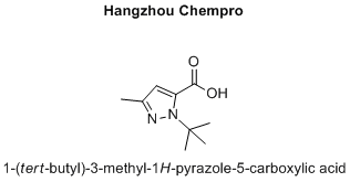 1-(tert-butyl)-3-methyl-1H-pyrazole-5-carboxylic acid